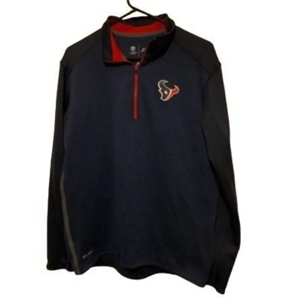 Houston Texans Nike Dri-Fit Size Medium Zipper Pullover